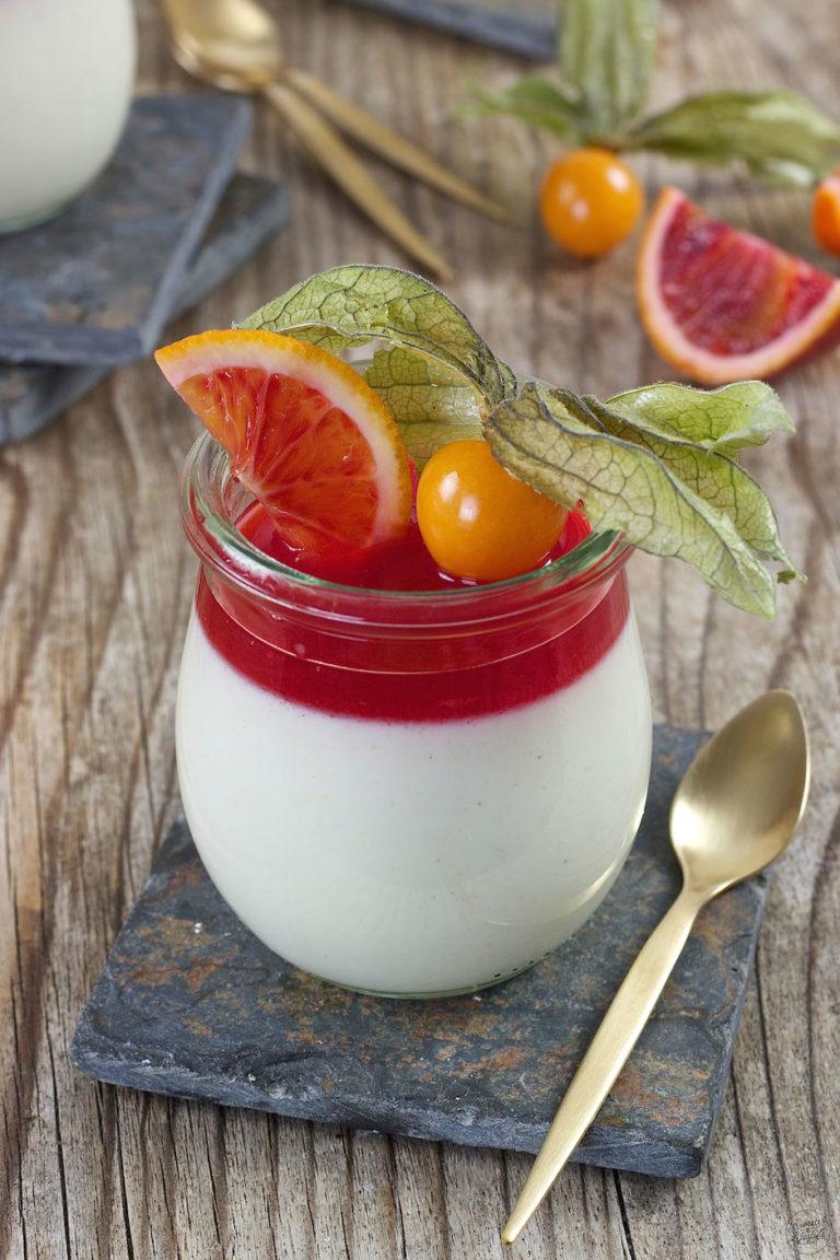 Buttermilch Panna Cotta mit Blutorangen Rezept Sweets